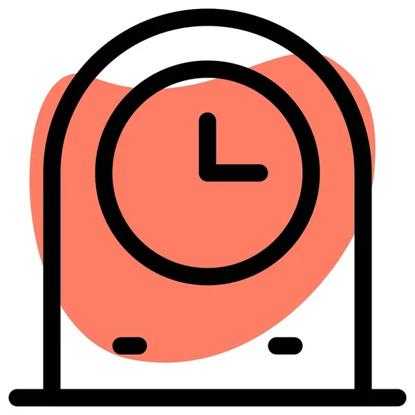 Dainty Pequeño Reloj Utilizado Como Decoración Mesa — Vector de stock