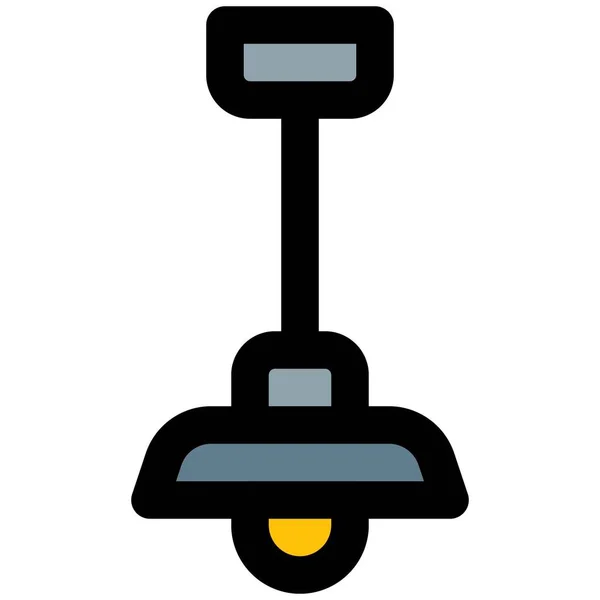 Takmonterad Hängande Lampa För Heminredning — Stock vektor