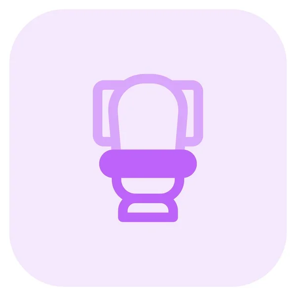 Sifonu Çekili Batı Tuvaleti — Stok Vektör