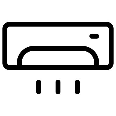 Odalar için ısıya dayanıklı bölünmüş klima.