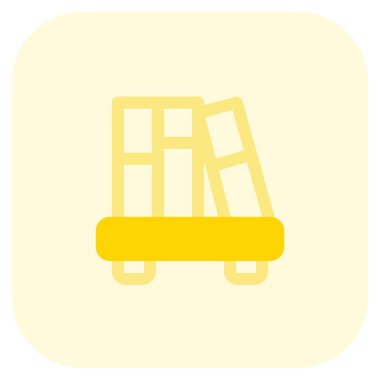 Kitapları saklamak için kullanılan kitaplık.