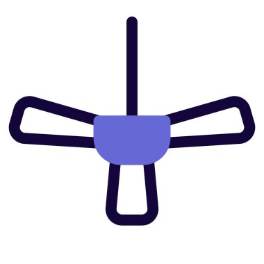 Modern yüksek hızlı tavan monte vantilatör.