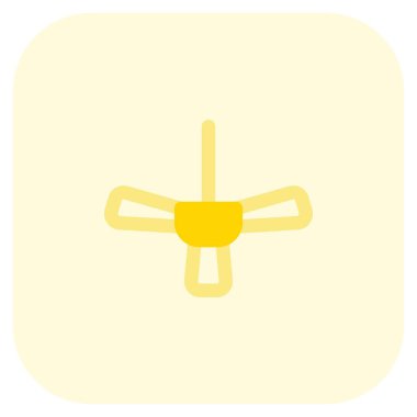 Modern yüksek hızlı tavan monte vantilatör.