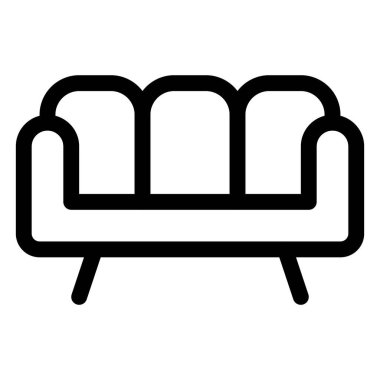 Yaşam alanı için asgari tasarım kanepesi