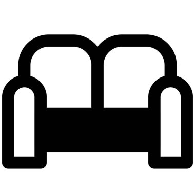 Rahatlamak için rahat bir tasarımı olan klasik kanepe.