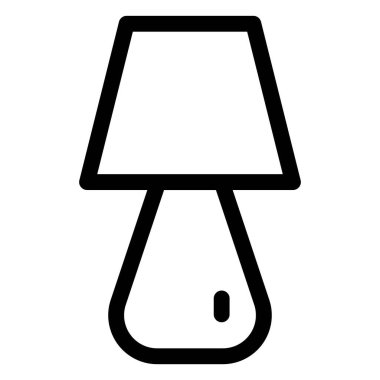 Komodin için sağlam bir gece lambası.