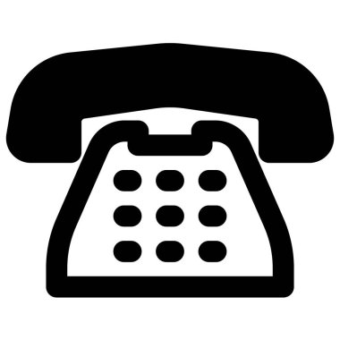 İletişim için vintage tasarım telefon