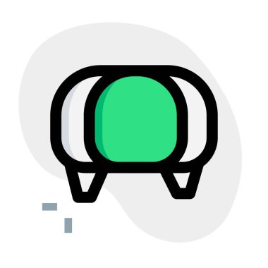 Tuffet, ayaklar için yastıklı bir tabure..