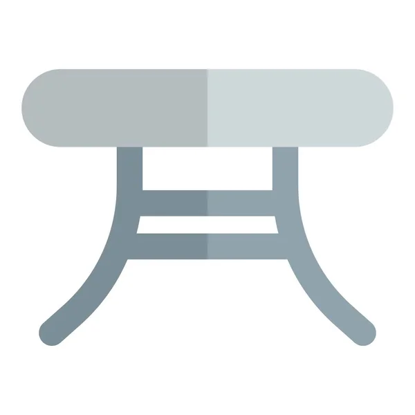 Designer End Table Unique Leg Support — Stock Vector