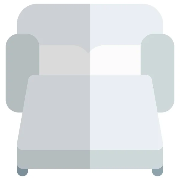 可转换的小空间卧铺沙发 — 图库矢量图片
