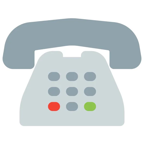 Vintage Design Telefon För Kommunikation — Stock vektor