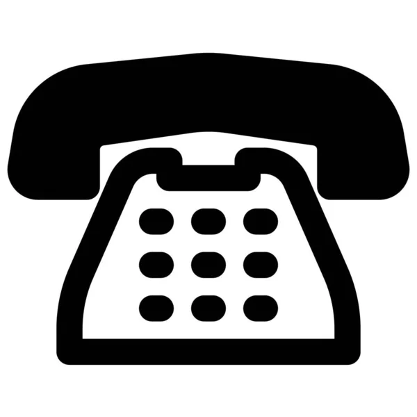 Telefon Vintage Design Für Kommunikation — Stockvektor