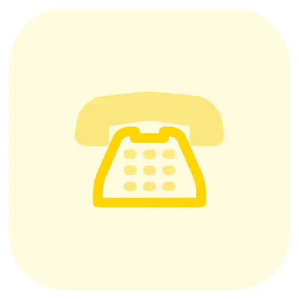 Винтажный Телефон Связи — стоковый вектор