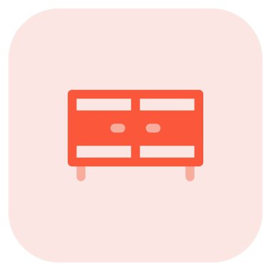 Çekmece TV standı olarak kullanılıyor