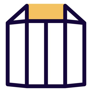 Dışa doğru projeksiyonlu çoklu panel bölme penceresi.