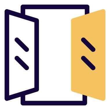 Havalandırma için açık pencere.