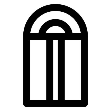 Fanlight pencereyi girişe sabitledi.