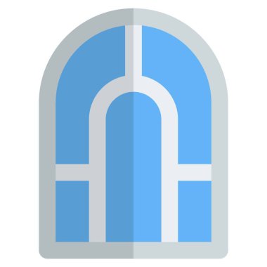 Fanlight penceresi en düşük güneş patlaması için kurulmuş