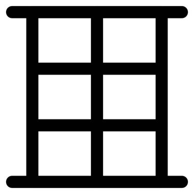 Taşınabilir panelleri olan kuşak penceresi