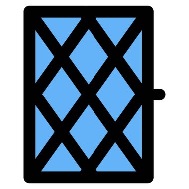 Havalandırma için iki küçük pencere..