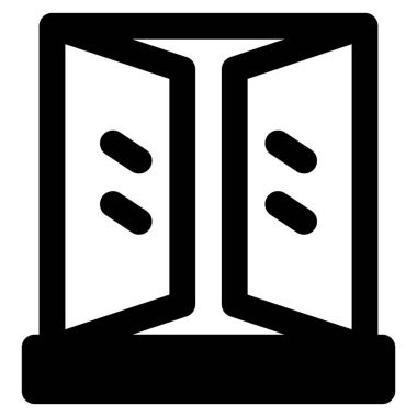 Cam pencerede çift panel açıldı.