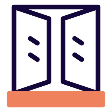 Cam pencerede çift panel açıldı.