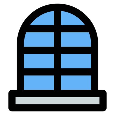 Ev içini kemer pencereli tasarla.