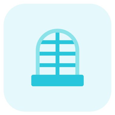 Ev içini kemer pencereli tasarla.