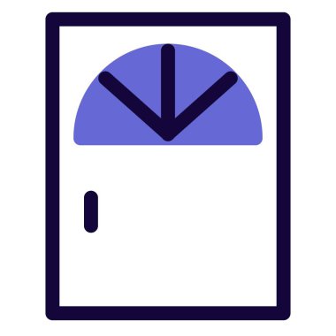 Havalandırma için kemer şekilli küçük pencere.