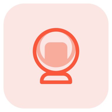 Yastıklı sırt destekli yumurta şeklinde top koltuğu.