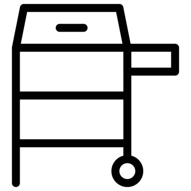 Barbekü, ızgara yapan bir makine..