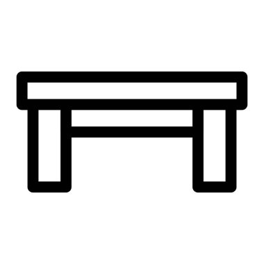 Arkası dinlenmeden ahşap bir bank..