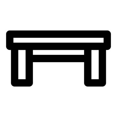 Arkası dinlenmeden ahşap bir bank..