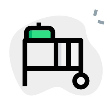 Yemek pişirmek için mangal yakıtlı ızgara.