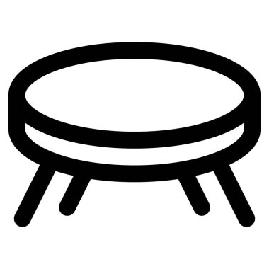 Kolay içecek desteği için yapılmış alçak masa.