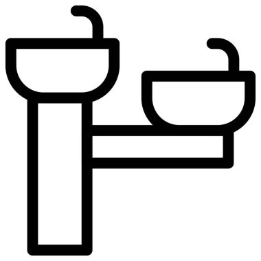 Halka açık içme suyu havzası.