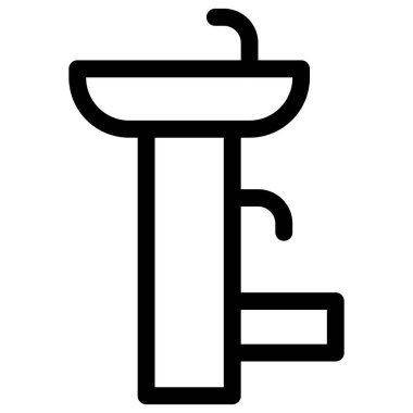 Sürekli susuzluk için çeşme kurulumu.