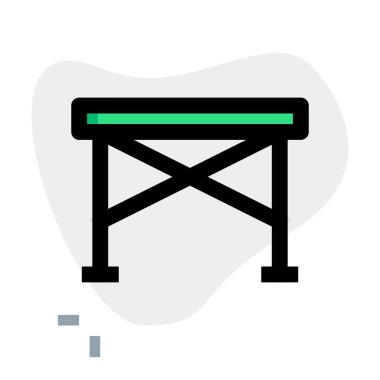 Taşınabilir katlanabilir tabloyu taşımak kolay.