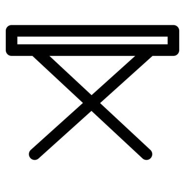 Küçük katlanabilir masa ve katlanabilir bacaklar..