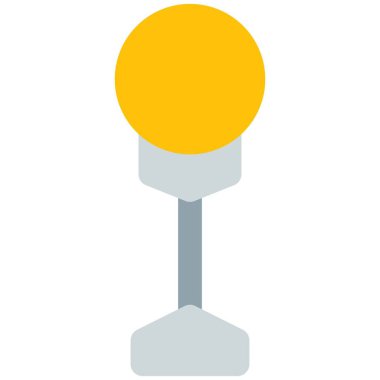 Modern tasarım lambası dış dekor olarak yüklendi.