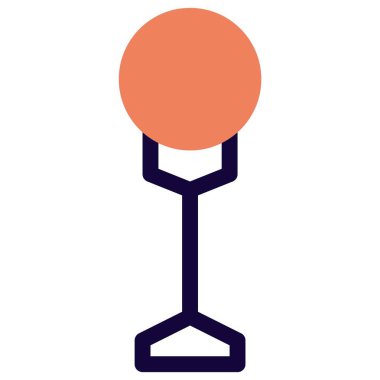 Modern tasarım lambası dış dekor olarak yüklendi.