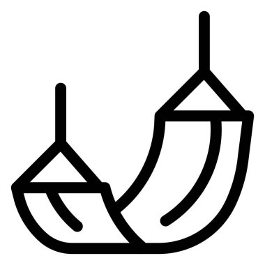 Hamak, sallanan bir kanepe ya da yatak.