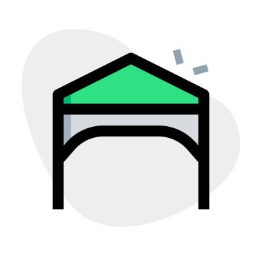 Anında açılan bir çardak, katlanabilir bir kubbe..