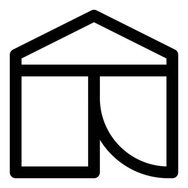 Sığınak sağlamak için kullanılan açılır tepe örtüsü.