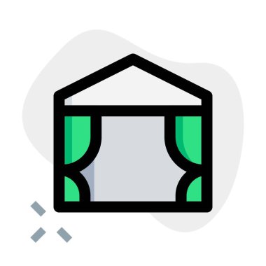 Tatillerde hızlı çardak kullanımı.