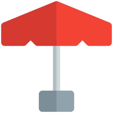 Gündüz vakti gölge sağlamak için kullanılan şemsiye.