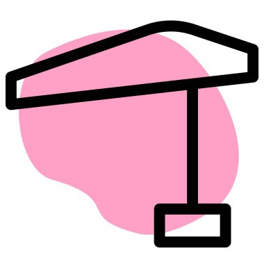 Gölge sağlamak için kullanılan uzun şemsiye.