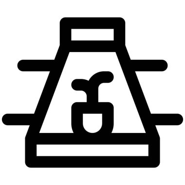 Moda tasarımı ile bitki ekran standı.