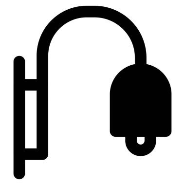 Cam kaplı lamba koridora yerleştirilmiş.