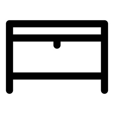 Depolama için kullanılan geniş metal sandık